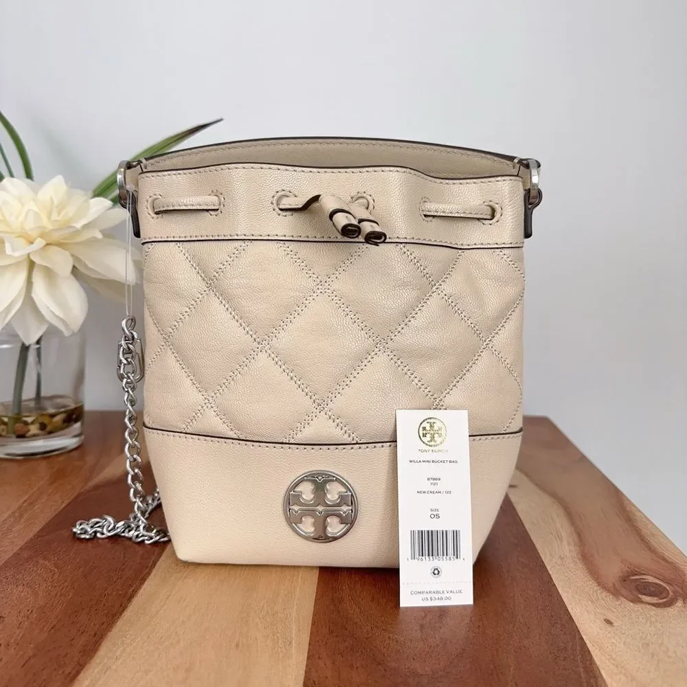 NWT Tory Burch Willa Mini Bucket‎ Bag